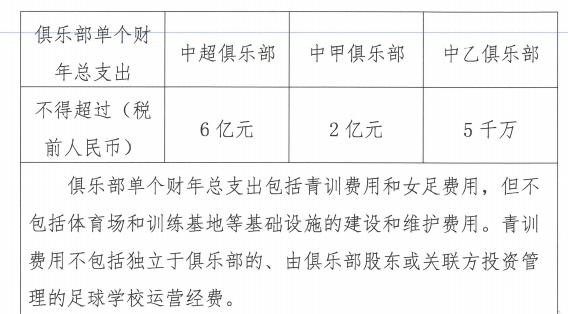 奪取中超聯(lián)賽冠軍獎金是多少_中國足球職業(yè)聯(lián)賽財務(wù)約定指標_中超俱樂部總支出限額