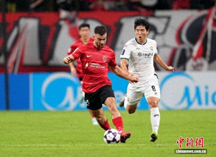 亞冠精英聯賽：成都蓉城1:0江原FC獲亞冠首勝