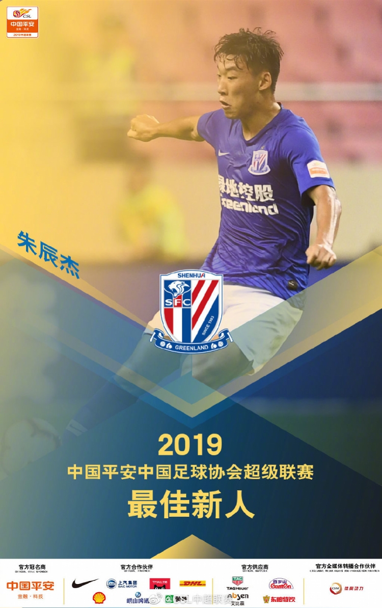 中超聯賽頒獎儀式_2019賽季中超聯賽頒獎典禮 廣州恒大第八座聯賽冠軍獎杯 山東魯能主帥李霄鵬當選最佳教練