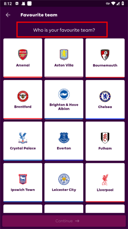 Fantasy Premier League使用截圖2