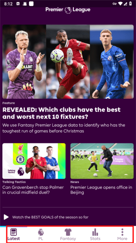 Fantasy Premier League使用截圖4