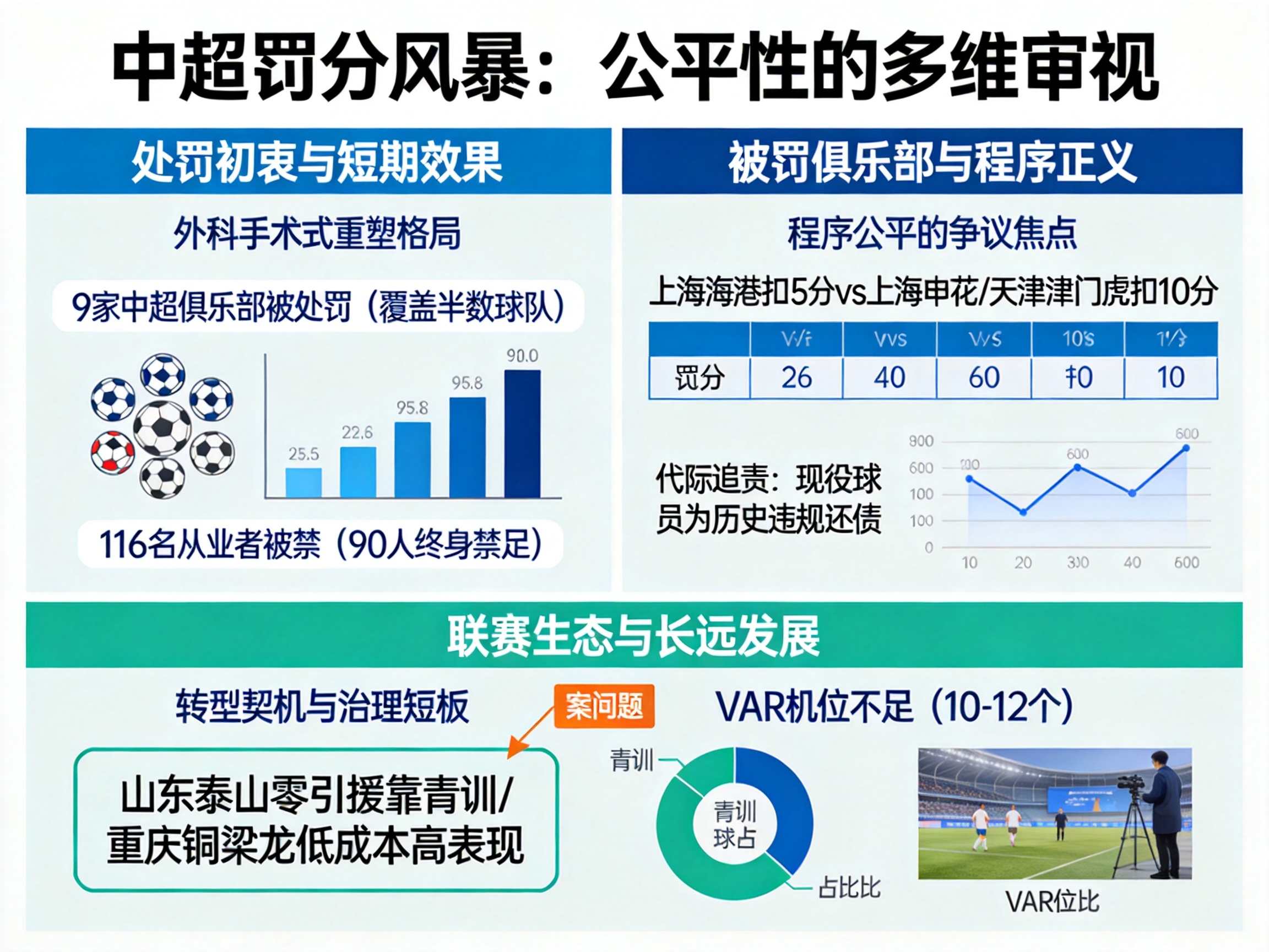 中超三次疊加罰分涉9家俱樂部，真能維護聯賽公平嗎